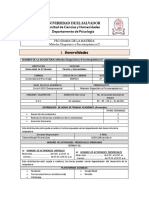 Programa - Métodos Diagnósticos y Psicoterapéuticos, GT-02