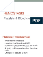 Platelets & Blood Clotting: The Hemostasis Process