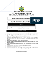 Try Out 1 Ujian Sekolah: Upt SD Negeri 142 Gresik Kecamatan Balongpanggang