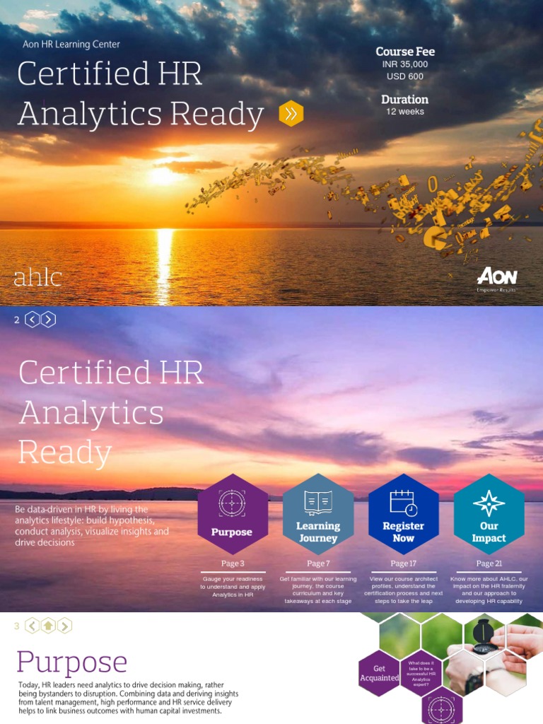 HR Analytics Maturity Model Course | PDF | Data Analysis | Analytics