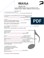 Modal Verbs in Songs Worksheet and Video Activities With Music Songs Nursery Rhymes CLT Com - 134056