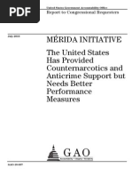 MÉRIDA INITIATIVE July 2010 GAO Gun Runner