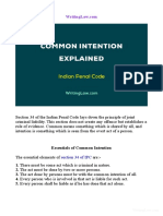 Common Intention Explained Section 34 IPC
