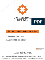 Áreas de regiones planas delimitadas por curvas