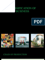 Classification of Business