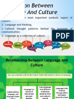 Interaction Between Language and Culture
