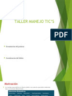 Taller Manejo Tic's - Math - Semana 1