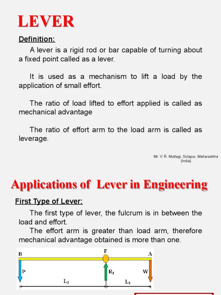 Designoflever-Design of Machines | PDF | Lever | Torque