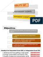Topic 4 Dependent and Independent Events Final