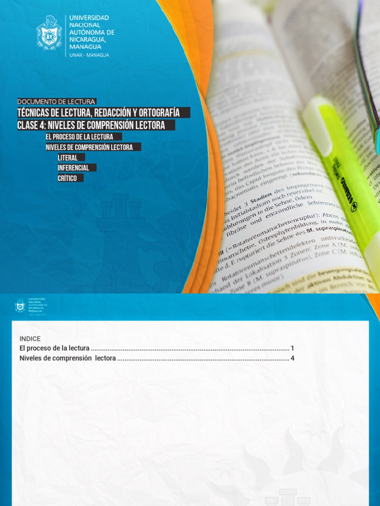 Niveles de Comprensión Lectora | PDF | Comprensión lectora | Inferencia