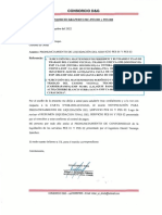 Consorcio D&G pronunciamiento liquidación servicios PES 01 y PES 02