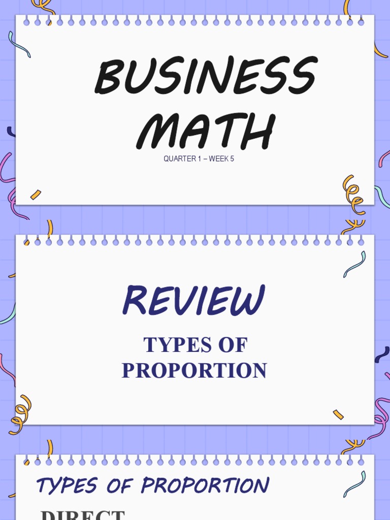 Business Math PPT 5a | PDF | Prices | Cost