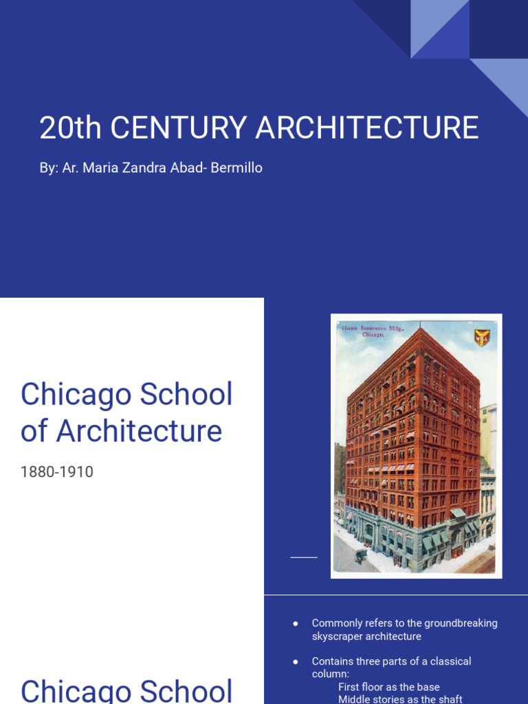 Overview of 20th Century Architecture | PDF | Art Nouveau | Modern Art