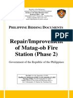 Bid Documents Repair Improvement of Matagob Fire Station Region 8