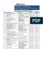 UGC CARE List Journals for Publication