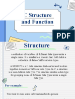 C Structure and Function