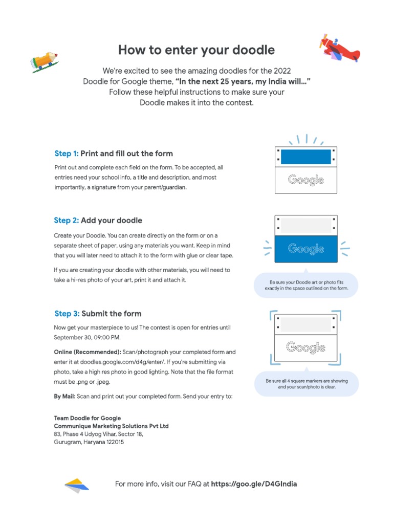 Doodle for Google 2022 Entry Guide | PDF | Computing