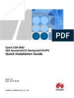 OSN 9800 U64, U32, U16, UPS Installation Guide