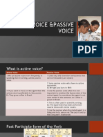 Active Voice &passive Voice