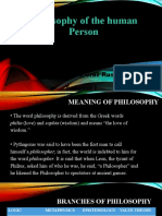 Philosophy of The Human Person (Summary)