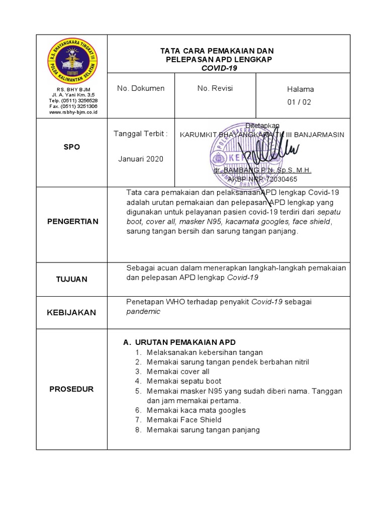 Sop Ppi | PDF