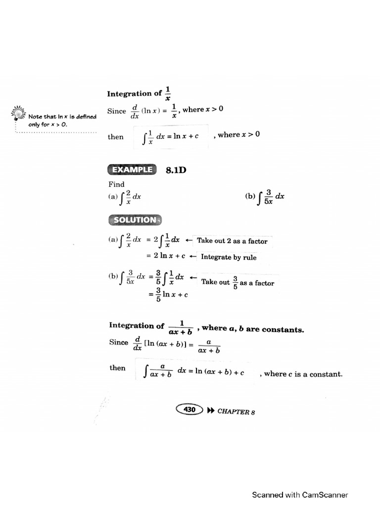 Integration STPM | PDF