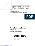 Philips M1165/66/67/75/76/77A CMS Patient Monitoring System and Philips M1205A V24 and V26 Patient Monitor