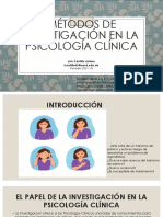 Un. 2. Métodos de Investigación en Psicología Clinica. Unidad 2