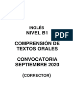 Inglés B1 Cto Septiembre 2020 (Final) - Corrector