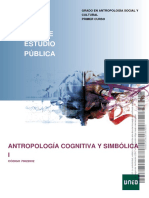 Guía de Estudio Pública: Antropología Cognitiva Y Simbólica I