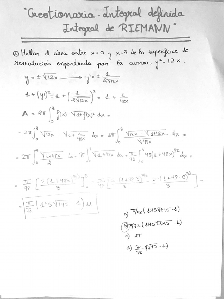 Intégrales De Riemann Pdf – Intégrable Au Sens De Riemann – BIUCJA