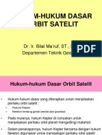 Hukum-Hukum Dasar Orbit Satelit - 1