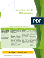 Clasificación de Los Contratos. Actividad.