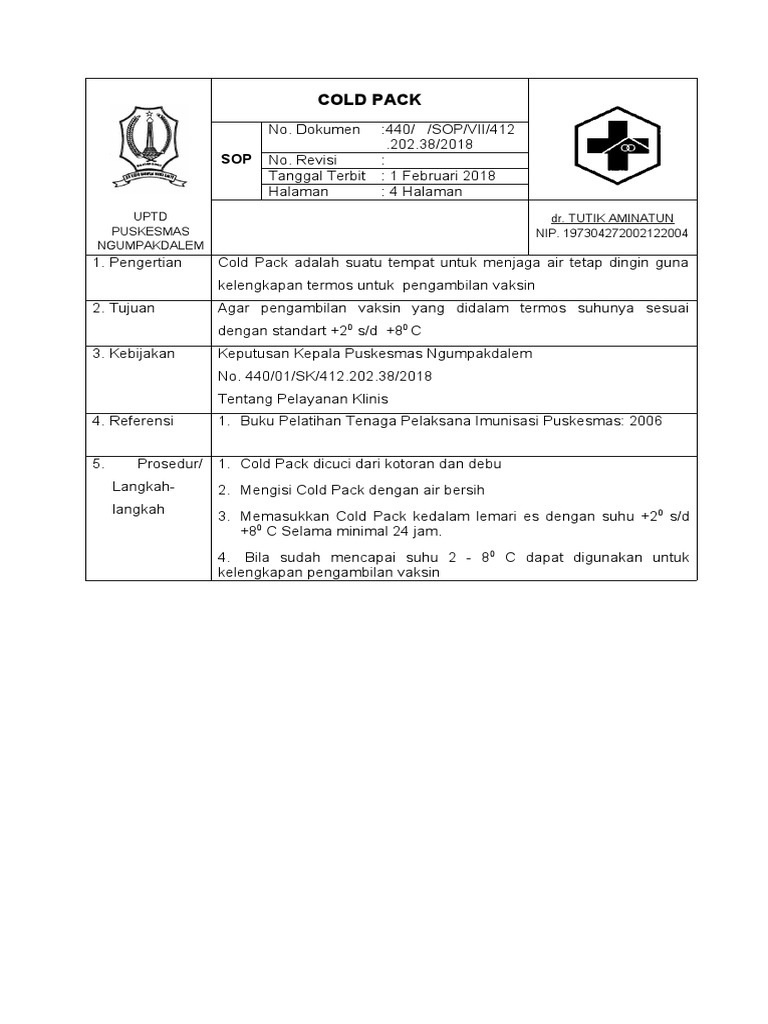Cold Pack | PDF