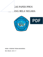 Tugas Paper PPKN Tentang Bela Negara