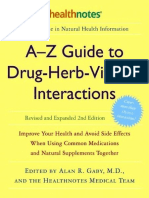 A-Z Guide to Drug-Herb-Vitamin Interactions 