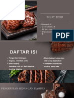 Hitam Abu Profesional Tegas Modern Bisnis Steak Halal Presentasi