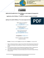 Aplicación Del Modelo de Las 7S de Mckinsey en Una Empresa de Transporte de Ecuador