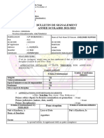 Bulletin de Signalement Cellule