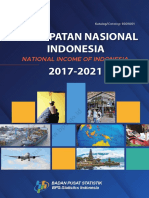 Pendapatan Nasional Indonesia 2017-2021