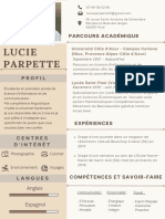 CV Étudiant PDF