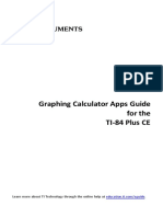Graphing Calculator Apps Guide For The TI-84 Plus CE