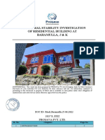 Structural Stability Investigation of Residential Building