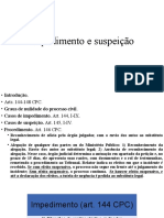 Impedimento e Suspeição