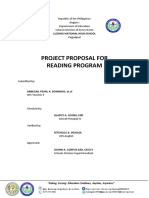 Reading Program Proposal
