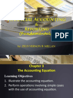 Chapter 3 the Accounting Equation