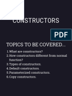 Constructors in CPP