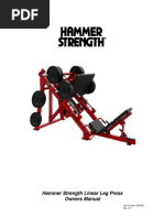 Hammer Strength Linear Leg Press Owners Manual-22817823