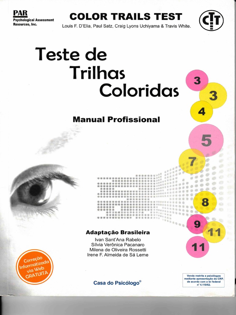 Manual Teste Trilhas Coloridas P1 18 A 86 | PDF