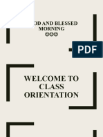 Psy Orientation